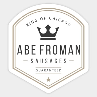 Abe Froman Sausages - modern logo Sticker